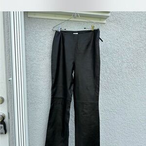 Black Leather Pants